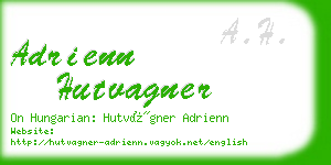 adrienn hutvagner business card